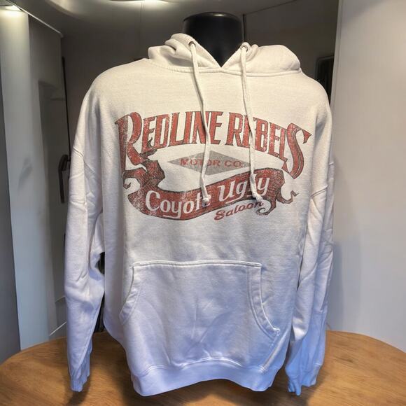 Ugly Wear Hoodie 2XL Black Coyote Ugly Saloon Key West Red Line Rebels Graphic - Picture 1 of 5